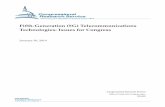 Fifth-Generation (5G) Telecommunications Technologies ... · Congressional Research Service SUMMARY Fifth-Generation (5G) Telecommunications Technologies: Issues for Congress Since