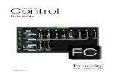 User Guide - Focusrite INTRODUCTION This is the User Guide for Focusrite Control, the software application that has been developed specifically for use with the Focusrite Clarett range