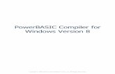 PowerBASIC Compiler for Windows Version 8 Compiler... · PowerBASIC Compiler for Windows Version 8