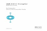 IAR C/C++ Compilerftp.iar.se/ · CHCS12-2 IAR C/C++ Compiler Reference Guide for Freescale’s HCS12 Microcontroller Family CHCS12-2