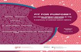 Fit For PurPose? · al allIaNces aNd eNgagININ a varg Iety of thematIc areas. the kINd of fINaNcIal, operatIoNal aNd goverNaNce form a UN fIt for pUrpose shoUld take has eqUally led