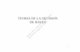 TEORIA DE LA DECISION Martín DE ... · de cada clase luegode cada clase, luego no utilizamos la regla de Bayesno utilizamos la regla de Bayes Clasificador utilizado: DISTANCIA EUCLIDEA