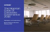 The Nigerian Code of Corporate Governance - assets.kpmg · T v 2018 1 The Nigerian Code of Corporate Governance 2018 Board Advisory Services — January 2019 Highlights and Implications