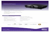 HT5550 BenQ DLP Projector - projectorcentral.com · • CinemaMaster™Video+ Enhancer for Majestic Scenes (4K MEMC, Detail Enhancement) • 3D compatibility HT5550 BenQ DLP Projector