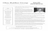Ohio Rubber Group Winter 2008 · Ohio Rubber Group, PO Box 341, Bath, Ohio 44210. NOTE NEW ADDRESS: Ohio Rubber Group, PO Box 341, Bath, OH 44210 EMERITUS/LIFE MEMBERS: No renewal