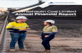 FINANCIAL REPORT Whitehaven Coal Limited Annual Financial ... · major Australian and US resources companies and as Chief Executive Officer of WestSide Corporation, an ASX listed,
