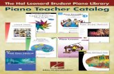 The Hal Leonard Student Piano Library Piano Teacher Catalog · Hal Leonard Student Piano Library Piano Lessons Book 3 Barbara Kreader • Fred Kern • Phillip Keveren Hal Leonard