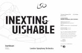 INEXTING - lso.co.uk · He also writes novels and librettos. he programme opens with Sunday 10 February Sibelius’ Seventh Symphony – Barbican his last, composed in 1924. Formed