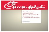 The Complete Sponsorship Proposal for Chick- fil-A and the ... · The Complete Sponsorship Proposal for Chick-fil-A and the Carolina Hurricanes Elaine Carper. Join Caniac Nation!!