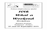Nelson Embroiderers’ Guild 10th What a Weekend · Nelson Embroiderers’ Guild 10th What a Weekend Workshops Waimea College Richmond - Nelson 27 and 28 September 2014 . Tutor Details