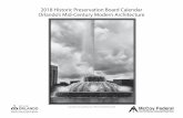 2018 Historic Preservation Board Calendar Orlando’s Mid ... · 2018 Historic Preservation Board Calendar Orlando’s Mid-Century Modern Architecture Lake Eola Centennial Fountain