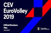 Official Brochure Men - eurovolley.cev.eu · CEV Bulgaria competed in the first Olympic tournament at Tokyo 1964, finishing fifth. They took the silver medal at Moscow 1980 and came