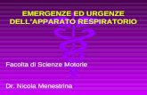 EMERGENZE ED URGENZE DELL’APPARATO RESPIRATORIO · Pneumothorax is the Pneumothorax is the presence of air in the intrapleural space. What would this do? Pulmonary Function Tests