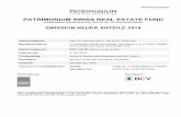 PATRIMONIUM SWISS REAL ESTATE FUND - …online.stockselection.de/prospectus/509952.pdf · Der Patrimonium Swiss Real Estate Fund wurde und wird nicht in den Vereinigten Staaten nach