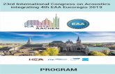Lehmkülchen 23rd International Congress on Acoustics ...ica2019.org/fileadmin/ica2019.org/program/ICA19_program_web2.pdf · 4 ICA 2019 Program Welcome by the ICA President It is