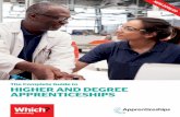 The Complete Guide to HIGHER AND DEGREE APPRENTICESHIPS · 2. 3. Apprenticeships offer a valid alternative to . university, with the qualifications to match. If you choose a degree