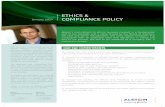ETHICS & COMPLIANCE POLICY - alstom.com · January 2017 OUR E&C COMMITMENTS ETHICS & COMPLIANCE POLICY Alstom’s commitment to ethical business conduct is a fundamental part of our