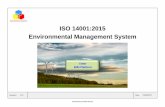 ISO 14001:2015 Environmental Management System · Our EMS & It's Processes . ISO 14001:2015 Environmental Management System . The information on this page has been masked in order