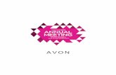 AVON - s23.q4cdn.com · Avon’s ongoing progress to unlock e-commerce, make Avon available to anyone, anywhere and enable our Representatives to be more competitive is powerful,
