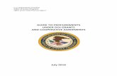 GUIDE TO PROCUREMENTS UNDER DOJ GRANTS AND … · U. S. Department of Justice . Office of Justice Programs . Office of the Chief Financial Officer. GUIDE TO PROCUREMENTS . UNDER DOJ