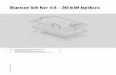 Burner kit for 14 - 30 kW boilers - at.documents2.junkers.comat.documents2.junkers.com/download/pdf/file/6720809412.pdf · Burner kit – 6720809412 (2017/02) 3 Bild 3 Gasschlauch