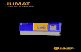 JUMAT - metalmecanica.com · The cylindrical grinding machines of the JUMAT series grind the diameter, flat shoulders, grooves, cones and chamfers in individual or combined operations.