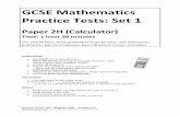 GCSE Mathematics Practice Tests: Set 1 - arkalexandra.orgarkalexandra.org/sites/default/files/Edexcel Practice Mock Set 1 - Paper 2H.pdf · Practice test paper 2H (Set 1): Version