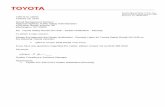 Toyota Motor Sales, U.S.A., Inc. 19001 South Western ... · Toyota Motor Sales, U.S.A., Inc. TMS-NTC-13034 January 23, 2013 19001 South Western Avenue, S207 Torrance, CA 90509-2991