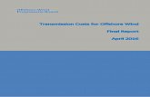 Transmission Costs for Offshore Wind Final Report April 2016 · Report into Transmission Costs for Offshore Wind 6 2 OFFSHORE WIND – TOTAL COST 2.1 The Cost Reduction Monitoring