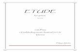 ETUDE FOR PIANO (Opus 8) - philippemathis.comphilippemathis.com/wp-content/uploads/2018/06/9-ETUDE.pdfETUDE for piano (opus 8) 1rst Prize « Goldenkey music festival 2015» Vienna