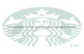 Brand Analysis - Starbucks · Avenue3, Starbucks started as a single roaster and retailer of whole bean and ground coffee, tea, and spices. In 1977, Starbucks moved its store to Pike