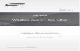 Wireless Audio - Soundbar - Amazon S3s3-eu-west-1.amazonaws.com/media.markselectrical.co.uk/manuals/HWJ355.pdf · 2 3 eng safety information safety information safety warnings to