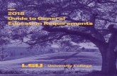 2018 Guide to General Education Requirements - lsu.edu · 3 INTROUCTION Guide to General Education Requirements at LSU There are two components to General Education at LSU. One component