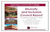 Germanna Community College – Diversity and Inclusion ... · d) The College has increased the visibility of the V3 certification through marketing and branding to get the message