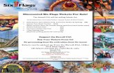 Discounted Six Flags Tickets For Sale! · Discounted Six Flags Tickets For Sale! The Howell PAL will be selling tickets for: Great Adventure, Hurricane Harbor, Season Passes & Meal