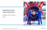 PERSPECTIVES AND STRATEGY - safran-group.com · commercial aircraft Hybridation of the propulsion chain: an essential step VTOLs as the next ground break through: agreement with Bell
