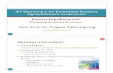 Fourier Transform and Communication Systems Asst. Prof. Dr ... and Commu v7 - cut - 1x2.pdf · 1 ICT Elementary for Embedded Systems Signal/Electronic Fundamental Fourier Transform