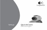 Setup QuickCam Messenger - Logitech · English 3 5 Tips Lighting. Shoot pictures and videos with bright light sources behind the camera and out of the picture area. Software Updates.