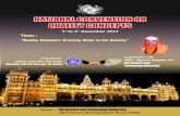 NATIONAL CONVENTION ON QUALITY CONCEPTS - Qcfiqcfi.in/wp-content/uploads/2017/08/NCQC-BROCHURE-18-8-17.pdf · National Convention on Quality Concepts (NCQC 2017) being organised at