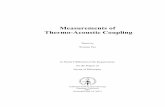Measurements of Thermo-Acoustic Coupling · Measurements of Thermo-Acoustic Coupling Thesis by Winston Pun In Partial Fulfillment of the Requirements for the Degree of Doctor of Philosophy