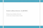 Introduction à JDBC - salihayacoub.com 11/2015Jdbc.pdf · JDBC, Java Data Base Connectivity est un ensemble de classes (API – Application Programming Interface --JAVA) permettant