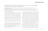 Guidelines for the Management of Intravascular Catheter ...jacobimed.org/public/Docs/Guidelines/IDSA - Catheter Related Infections... · Management Guidelines for Catheter Infections