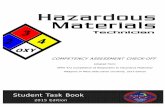Competency Assessment Check‐Off Page 1 · The SERC has developed these Hazardous Material Technician competency standards for emergency personnel. Completion of these standards