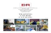 TRAINING COURSE CATALOG - topserinc.com · Hazwoper required topics with an emphasis on practical skills utilized in environmental remediation projects. Specific topics covered include