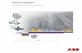 For power, for water, for process. · For power, for water, for process. ABB Instrumentation. 2 Talk to ABB first ABB has more expertise in analytical applications and solutions globally