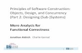 More Analysis for Functional Correctnesscharlie/courses/15-214/2015-fall/slides/03d... · More Analysis for Functional Correctness Jonathan Aldrich Charlie Garrod. 15‐214 2 Learning