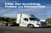 CNG for trucking, today and ... · hauling trash, the small owner/oper-ator units are hauling construction site refuse. Refuse trucks are prime candidates to benefit from CNG con-sidering