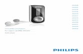 SA4100 series English user manual - Philips fileLa data di acquisto, numero di modello e numero di serie La date d’achat, la référence et le numéro de série du produit De datum