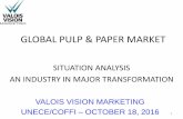 BC PULP & PAPER - unece.org · global pulp & paper market situation analysis an industry in major transformation valois vision marketing unece/coffi –october 18, 2016 1
