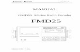 MANUAL - Kreiger Manual.pdf · GMDSS Marine Radio Decoder FMD25 Oktober 2005 V 2.xx . SHORT DESCRIPTION FMD25 1. Programming the Timer function Call the Setup menue from the default
